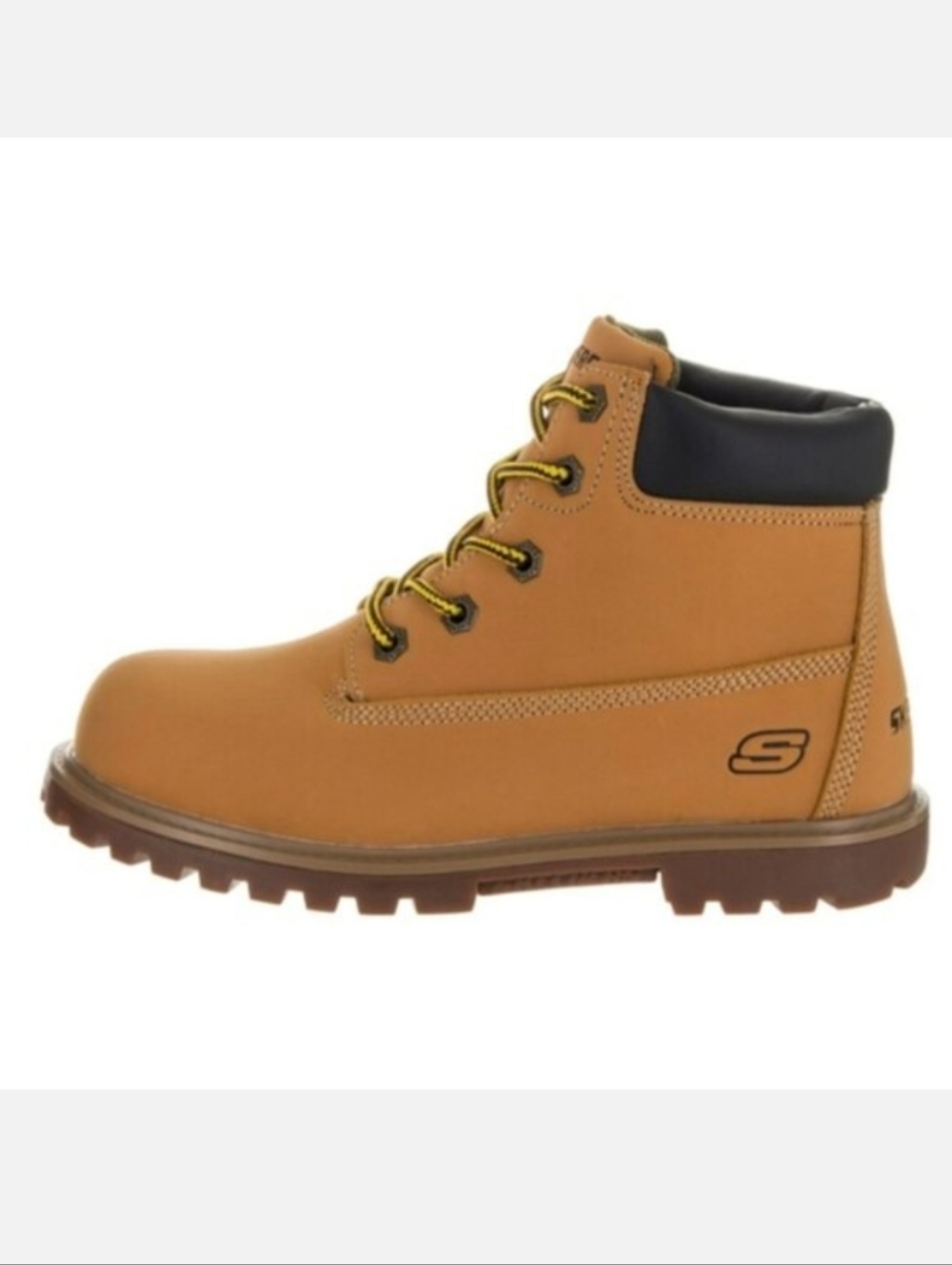 Skechers Mecca Mitigate Lumber Boots Ankle Faux Leather Fall Winter Waterproof